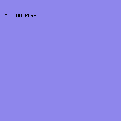 8E86EC - Medium Purple color image preview