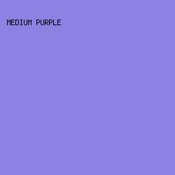 8e81e4 - Medium Purple color image preview