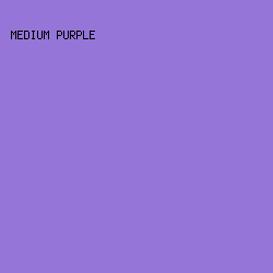9576d8 - Medium Purple color image preview