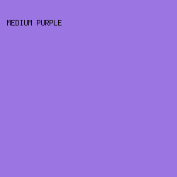 9B76E3 - Medium Purple color image preview