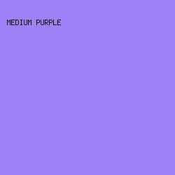 9E81F6 - Medium Purple color image preview
