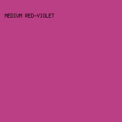 BA3F85 - Medium Red-Violet color image preview