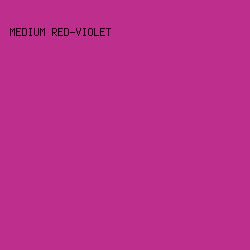 BD2E8D - Medium Red-Violet color image preview