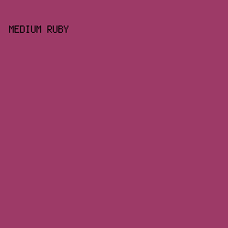 9D3A67 - Medium Ruby color image preview