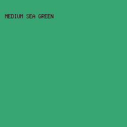 36A571 - Medium Sea Green color image preview