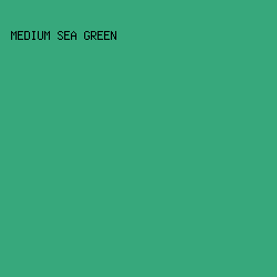 37A87C - Medium Sea Green color image preview