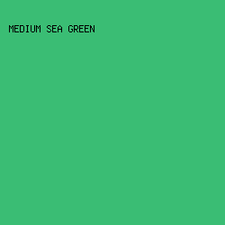3ABD74 - Medium Sea Green color image preview