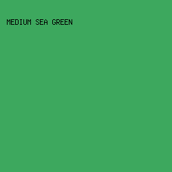 3DA85E - Medium Sea Green color image preview