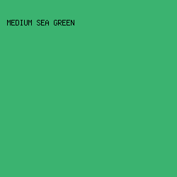 3bb370 - Medium Sea Green color image preview
