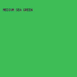 3bbc54 - Medium Sea Green color image preview