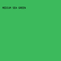 3cba5c - Medium Sea Green color image preview