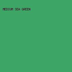 3da565 - Medium Sea Green color image preview