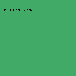 41aa66 - Medium Sea Green color image preview