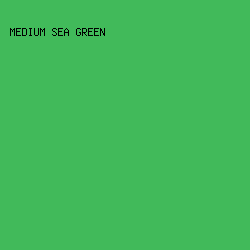 41ba5a - Medium Sea Green color image preview