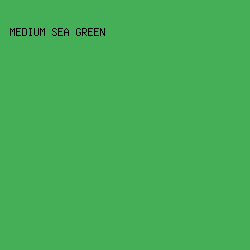 44AF56 - Medium Sea Green color image preview