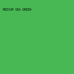 48B854 - Medium Sea Green color image preview