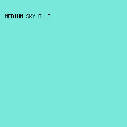 78e8db - Medium Sky Blue color image preview
