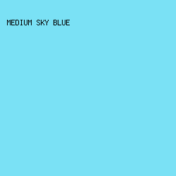 7AE1F5 - Medium Sky Blue color image preview