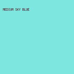 7EE6DE - Medium Sky Blue color image preview