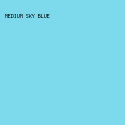 7ddaec - Medium Sky Blue color image preview
