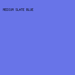 6874E8 - Medium Slate Blue color image preview