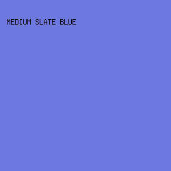 6E79E0 - Medium Slate Blue color image preview