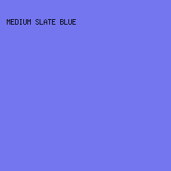 7376EE - Medium Slate Blue color image preview