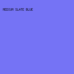 7573f5 - Medium Slate Blue color image preview
