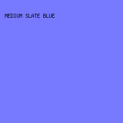 7779FF - Medium Slate Blue color image preview