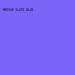 7865F8 - Medium Slate Blue color image preview