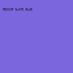 7C66DE - Medium Slate Blue color image preview