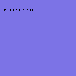 7C73E6 - Medium Slate Blue color image preview