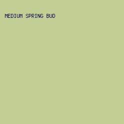 C1CF94 - Medium Spring Bud color image preview