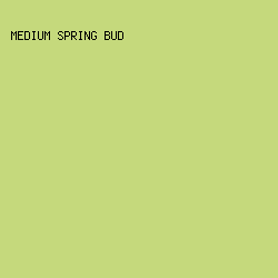 C5D97C - Medium Spring Bud color image preview