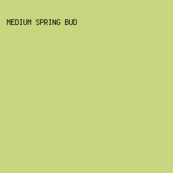 C7D77F - Medium Spring Bud color image preview