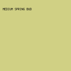 D0D084 - Medium Spring Bud color image preview