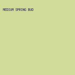 D1DA97 - Medium Spring Bud color image preview