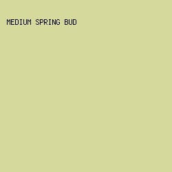 D5D99C - Medium Spring Bud color image preview