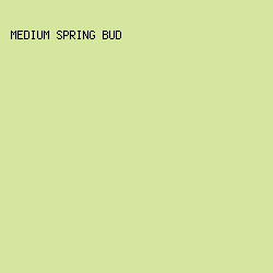 D5E69E - Medium Spring Bud color image preview