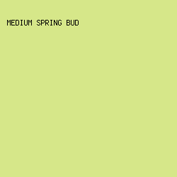 D6E789 - Medium Spring Bud color image preview