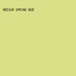 D8E188 - Medium Spring Bud color image preview