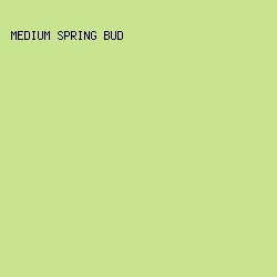 c8e48f - Medium Spring Bud color image preview