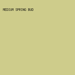 cecc8b - Medium Spring Bud color image preview