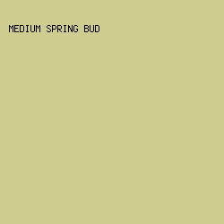 cecc8f - Medium Spring Bud color image preview