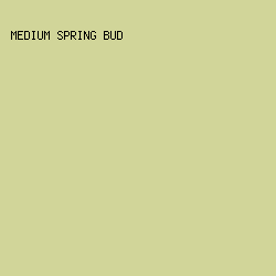 d1d599 - Medium Spring Bud color image preview