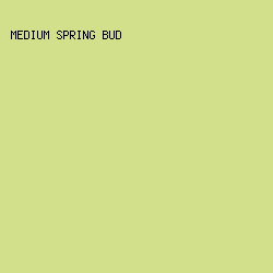 d2e08b - Medium Spring Bud color image preview