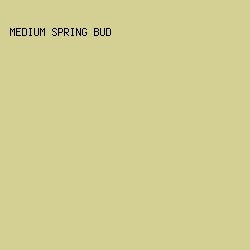 d4d093 - Medium Spring Bud color image preview