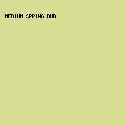 d7de93 - Medium Spring Bud color image preview