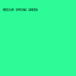 2CFB97 - Medium Spring Green color image preview