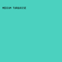 4BD1BF - Medium Turquoise color image preview